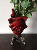 Red Anatomical Heart Vase