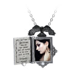 Poe's Raven Locket Necklace