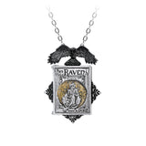Poe's Raven Locket Necklace