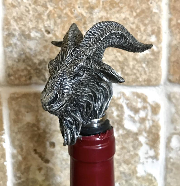 Goat Head Bottle Stopper