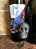 Ornate Skull Bottle Stopper
