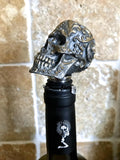Ornate Skull Bottle Stopper